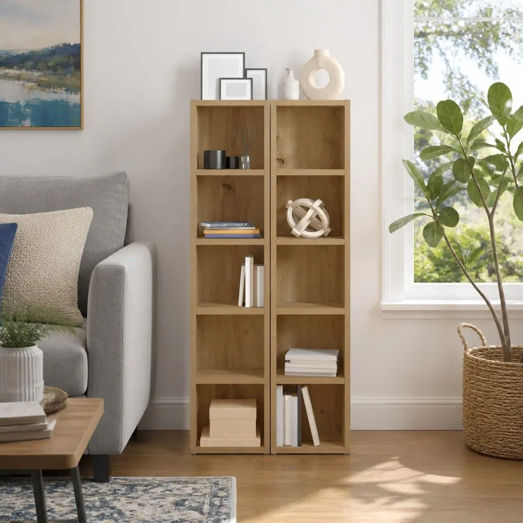 5-Compartment CD Storage Cabinet
