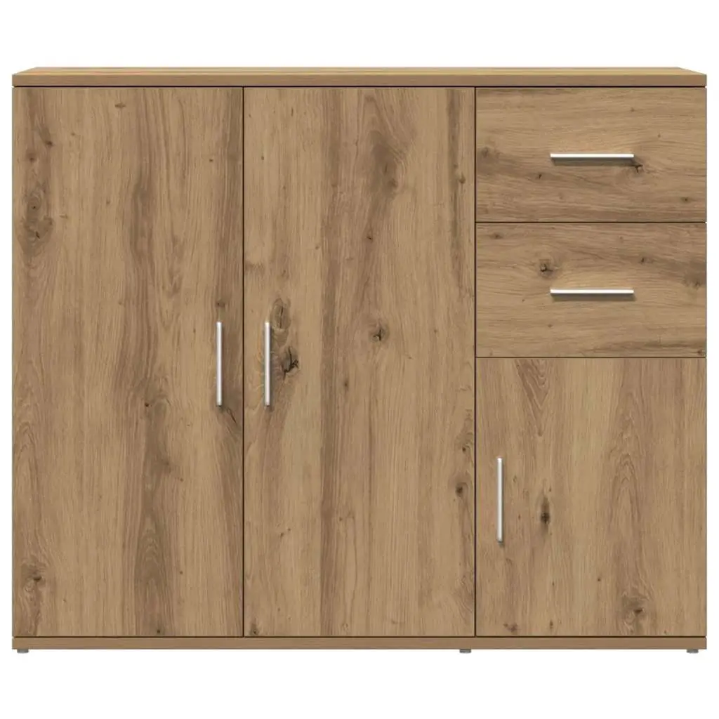 Sideboard Brown Engineered Wood Cabinet Storage Buffet Furniture Home Dining 91L x 29.5W x 75H cm