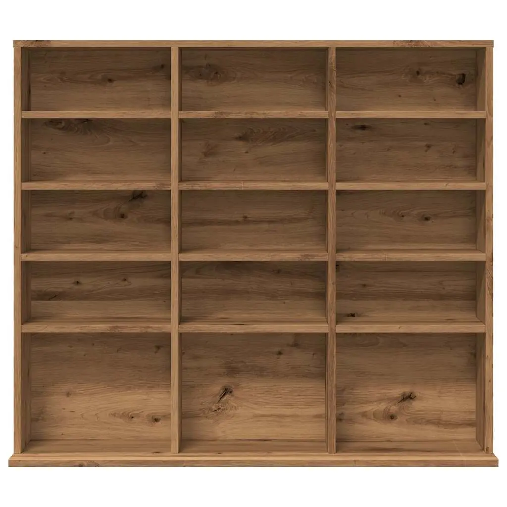 CD Cabinet Media Storage for Bedroom Office Study Living Room Brown