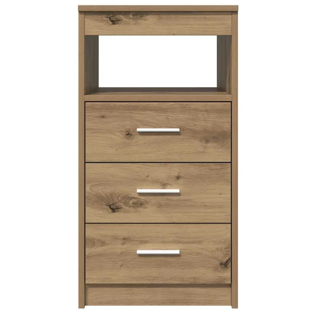 Engineered Wood Storage Cabinet for Home Organising Brown 40x50x76cm