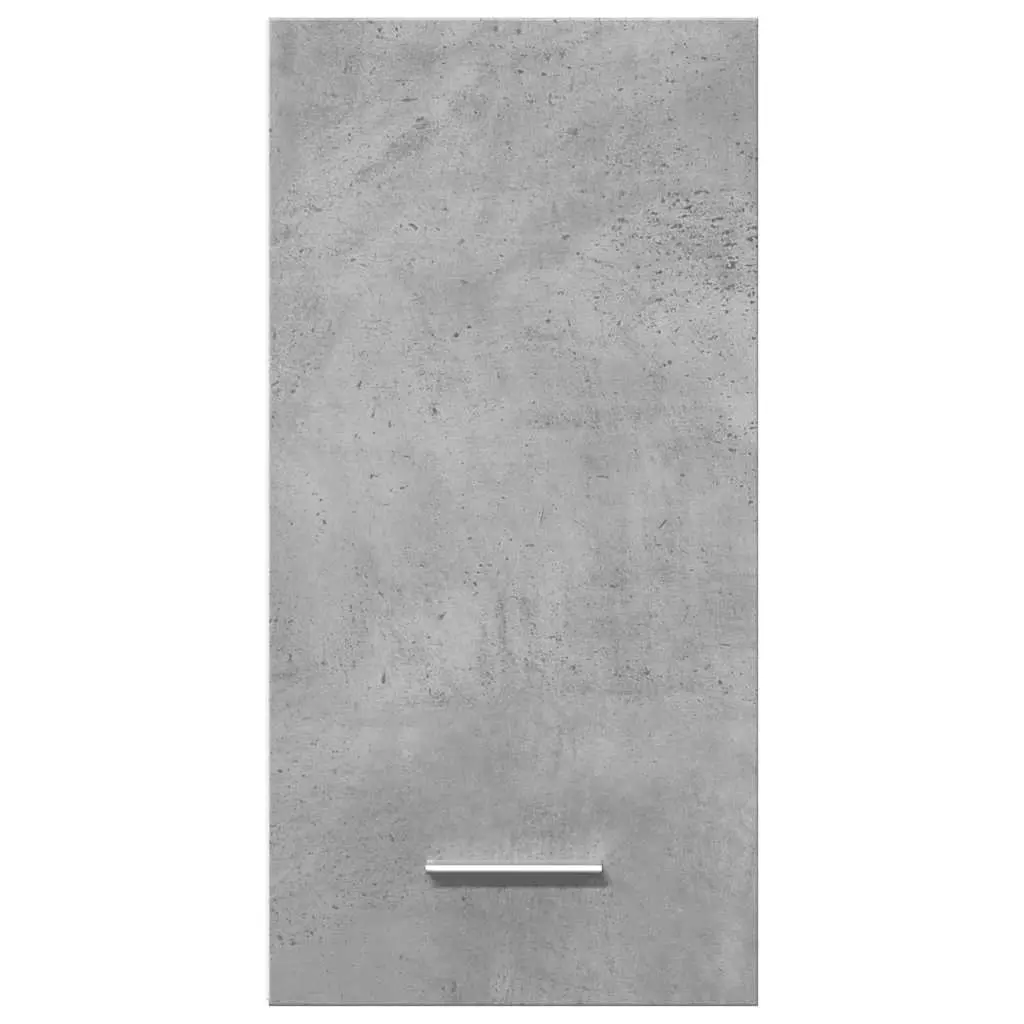 Hanging Kitchen Cabinet Wall-Mounted Storage Grey Engineered Wood 30x31x60cm