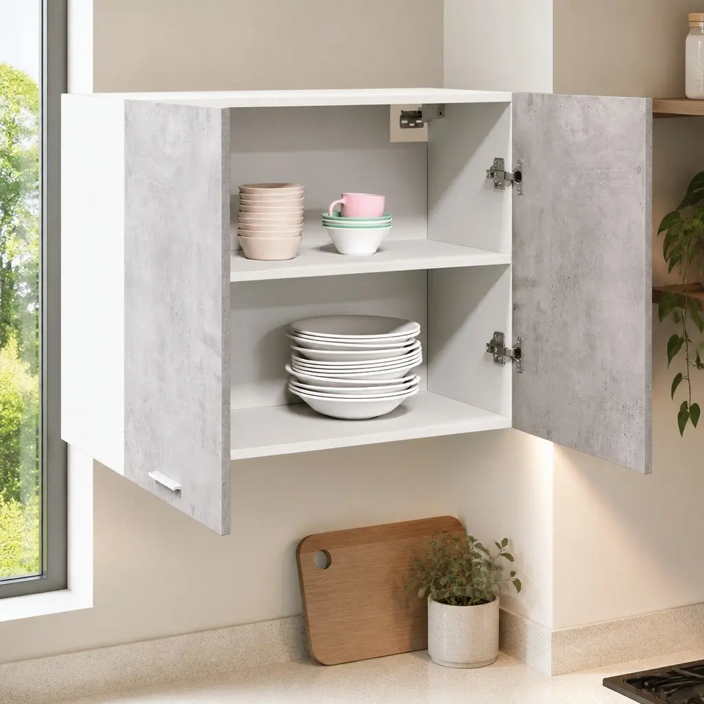 Engineered Wood Hanging Cabinet for Kitchen Storage 80x31x60cm