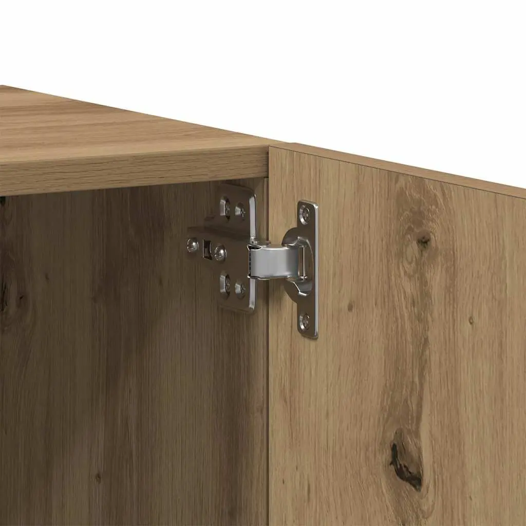 Brown Engineered Wood Media Unit 100x35x40 cm