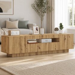 Specifications of the Brown RGB LED TV Cabinet
