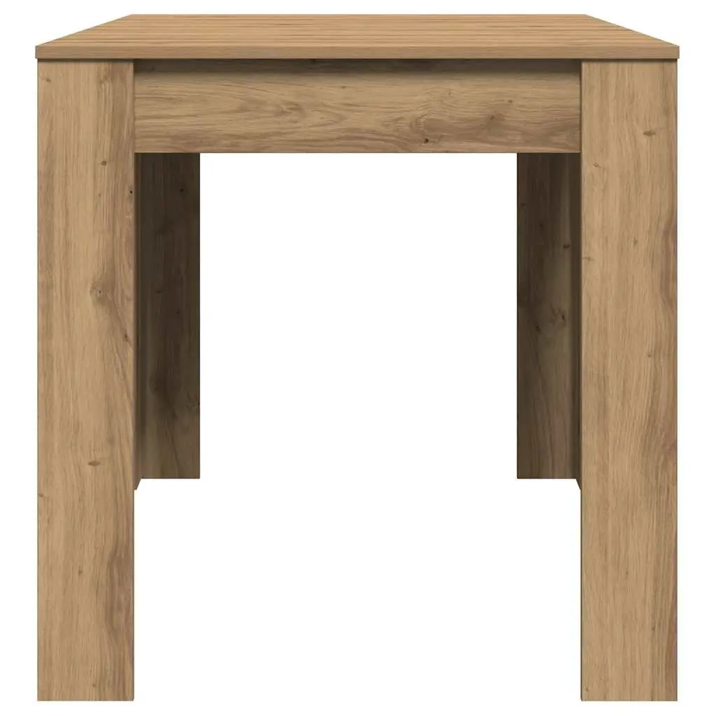 Dining Table Kitchen Breakfast Brown Engineered Wood 140 x 74.5 x 76 cm