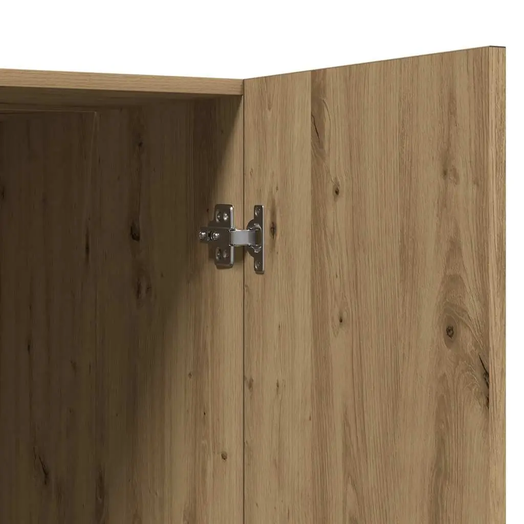 Washing Machine Cabinet Artisan Oak Bathroom Storage Cupboard 2 Door