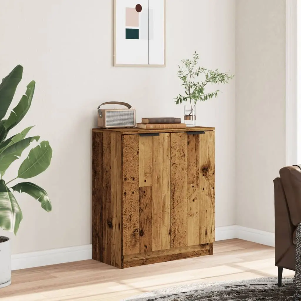 60x30x70cm Brown Engineered Wood Sideboard Unit
