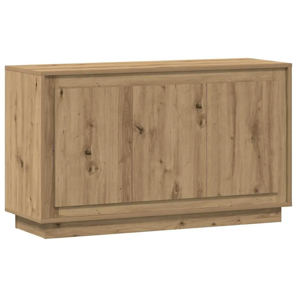 Sideboard Storage Cabinet Brown Engineered Wood 6 Compartments Living Room