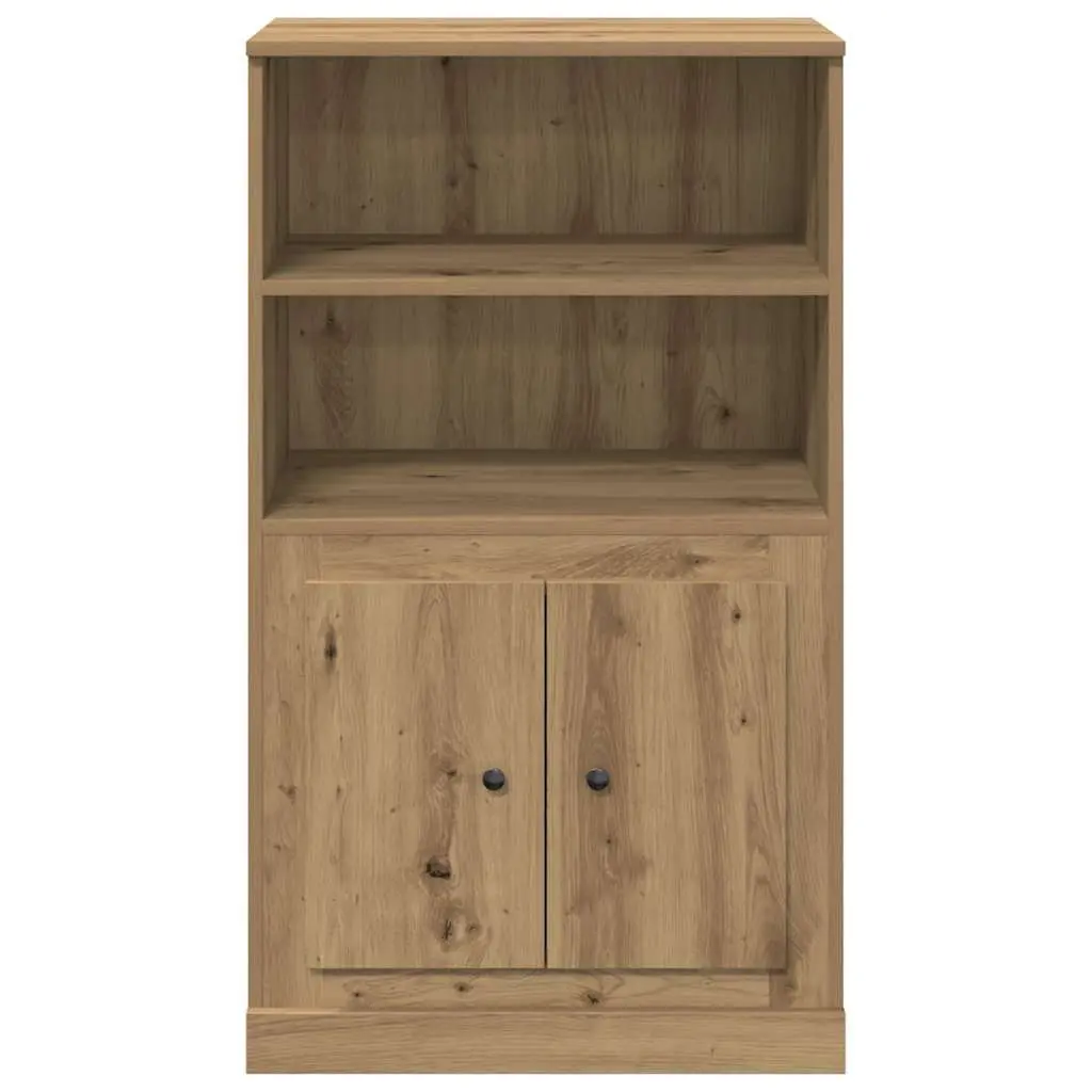 Highboard Storage Cabinet for Interior Use Brown Engineered Wood 60 x 35.5 x 103.5 cm