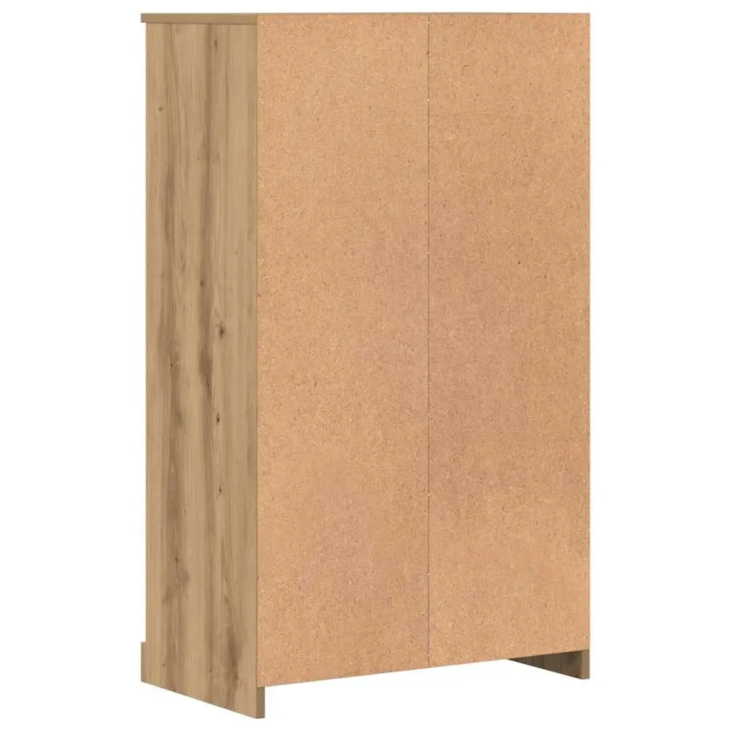 Highboard Storage Cabinet for Interior Use Brown Engineered Wood 60 x 35.5 x 103.5 cm