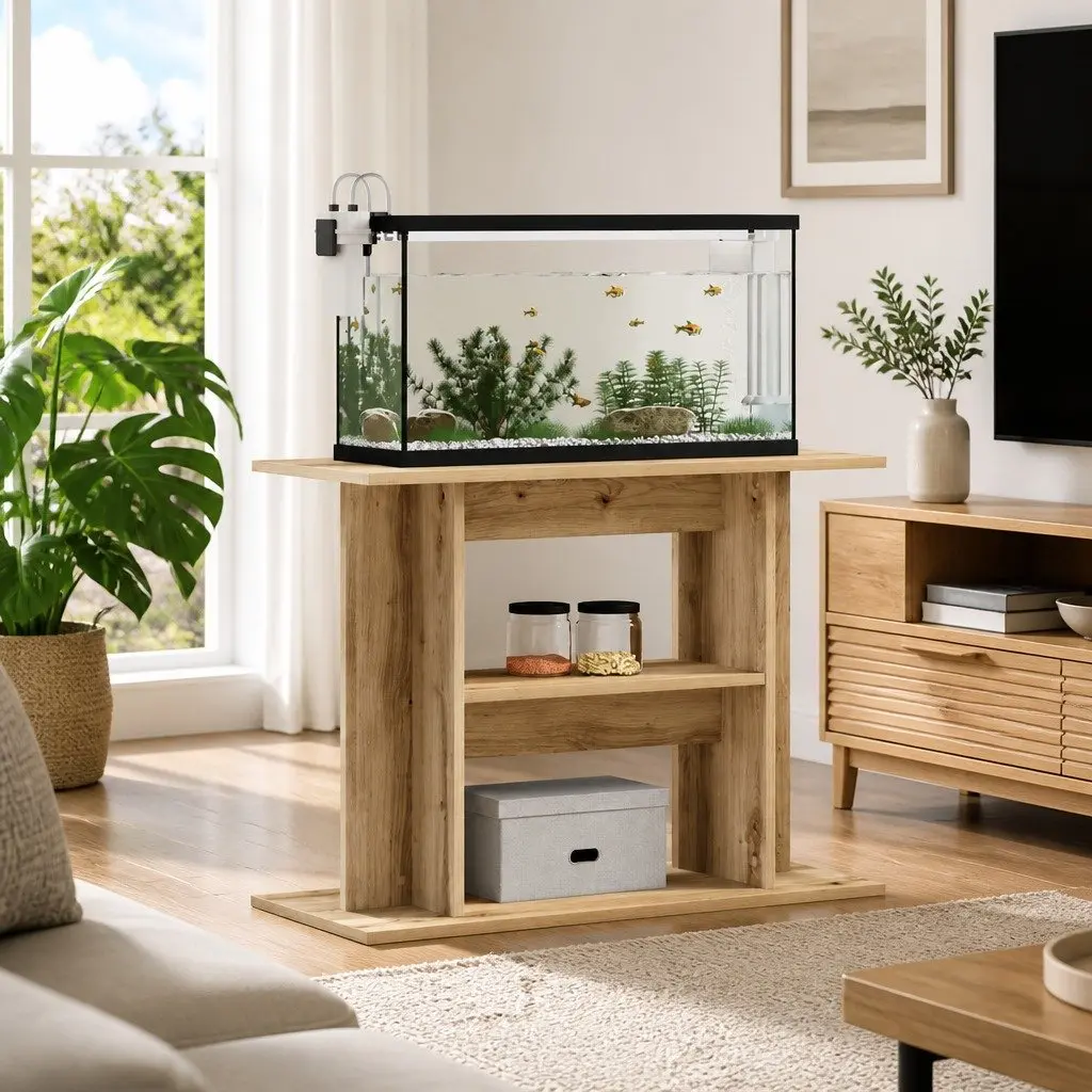 Engineered Wood Aquarium Stand 80W x 35D x 60H cm