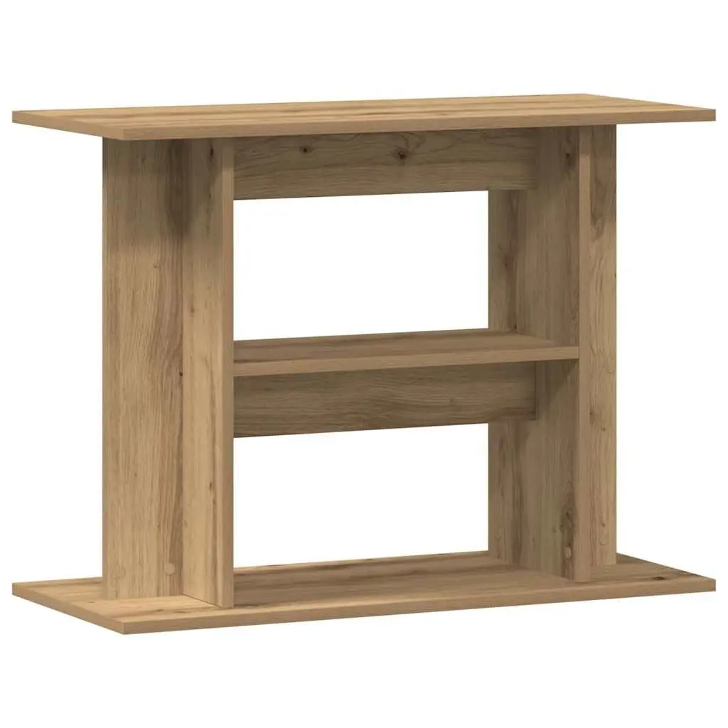 Aquarium Stand for Fish Tank 80x35x60 cm Brown Engineered Wood 3 Tier Storage Cabinet