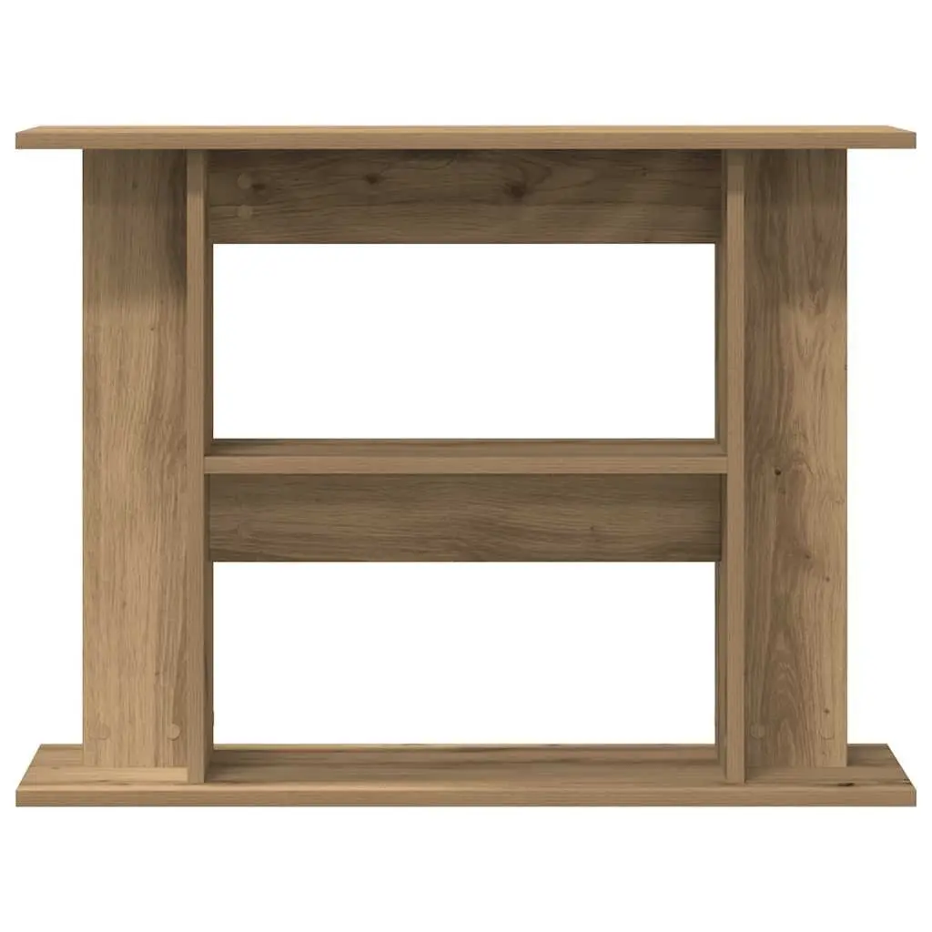 Aquarium Stand for Fish Tank 80x35x60 cm Brown Engineered Wood 3 Tier Storage Cabinet
