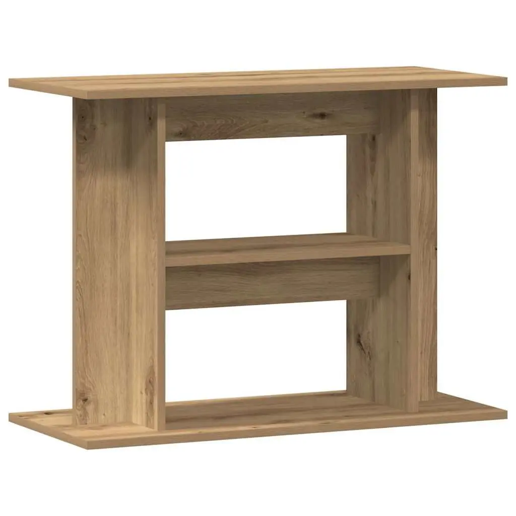 Aquarium Stand for Fish Tank 80x35x60 cm Brown Engineered Wood 3 Tier Storage Cabinet