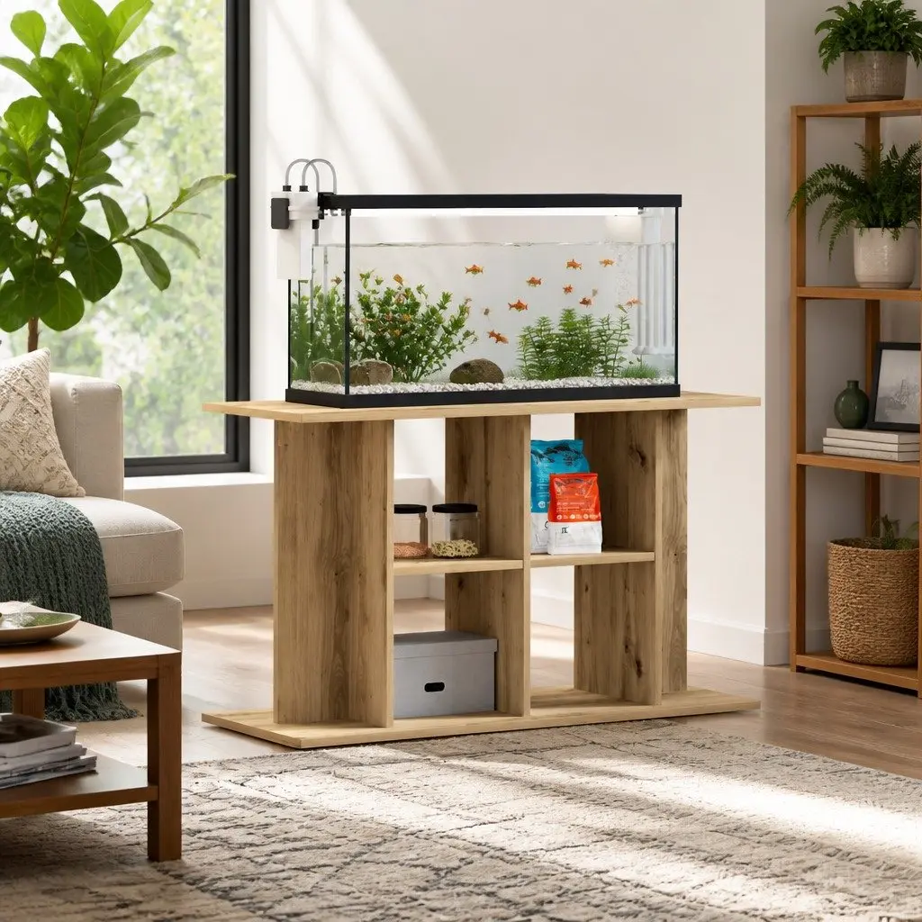Aquarium Stand 100x40x60cm Brown