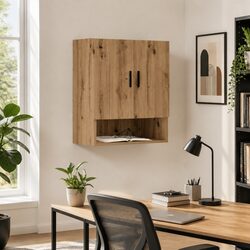 Brown Wall-Mounted Storage Cabinet - 60x31x70cm