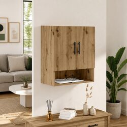 Engineered Wood Floating Cabinet - 60W x 31D x 70H cm