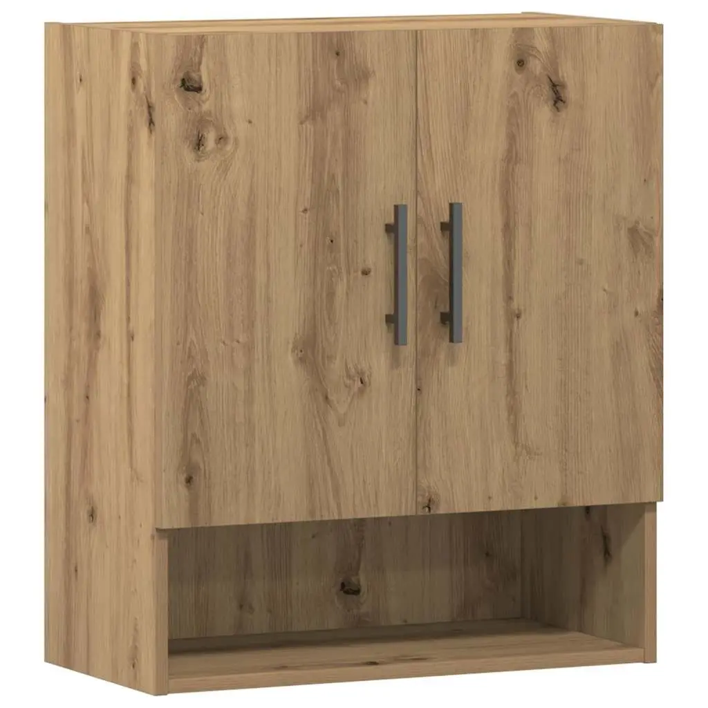 Floating Cabinet Wall Mounted Engineered Wood Brown 60x31x70 cm Space Saving Storage