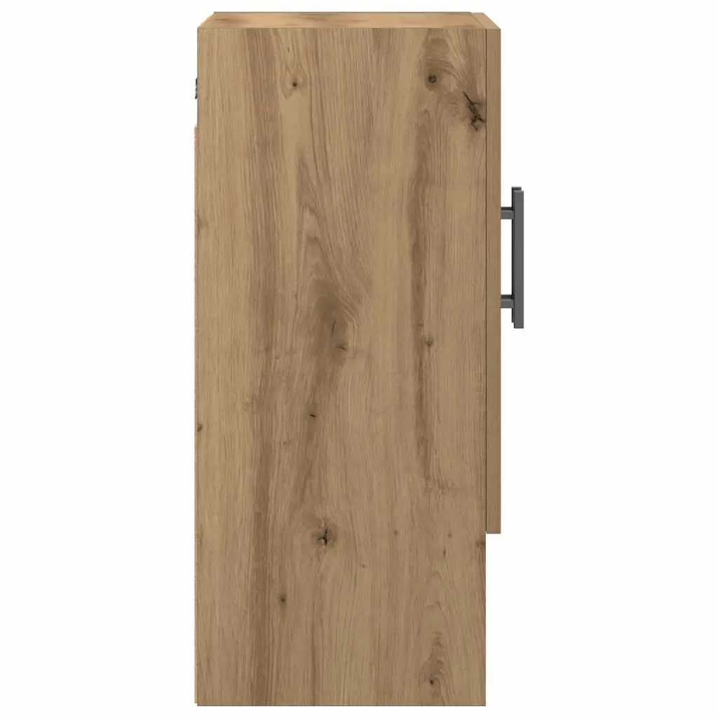 Floating Cabinet Wall Mounted Engineered Wood Brown 60x31x70 cm Space Saving Storage