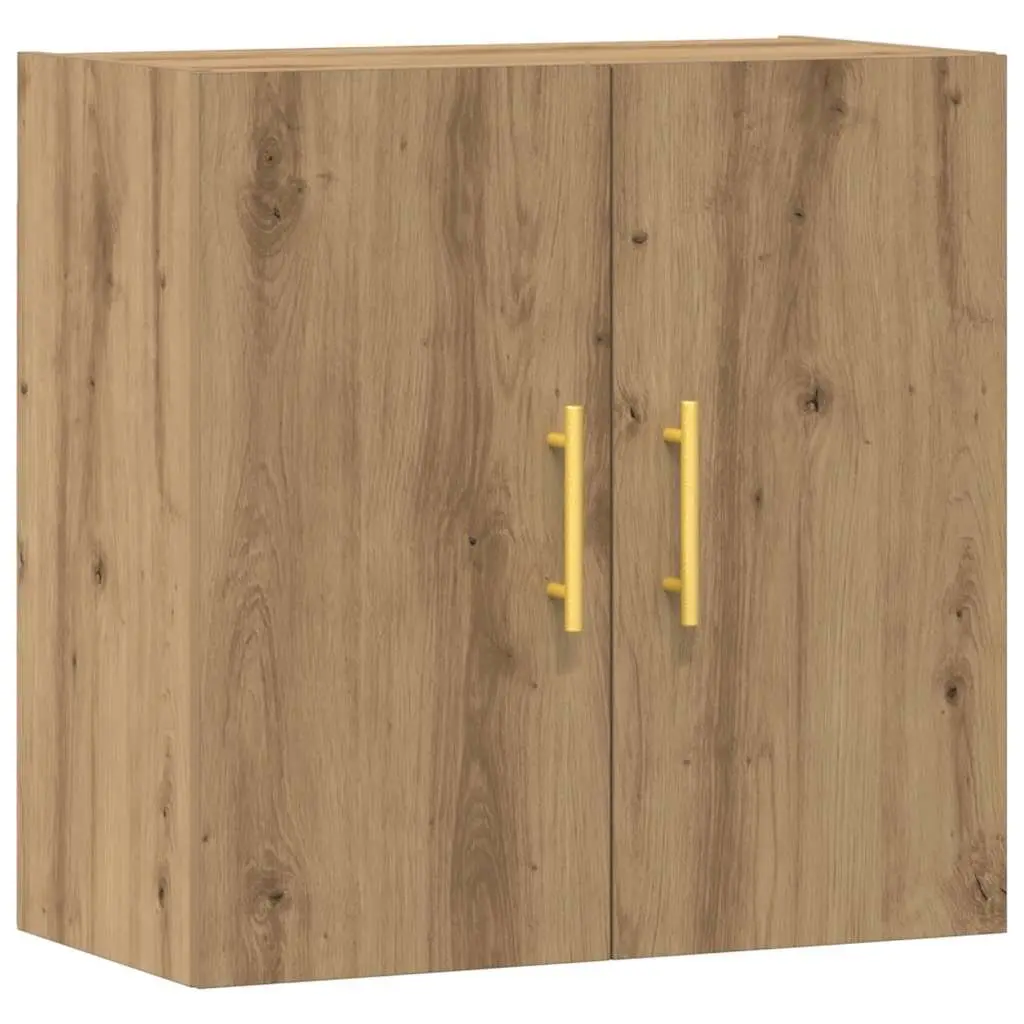 Wall Cabinet Storage Floating Engineered Wood Brown 60x31x60 cm Home Organiser