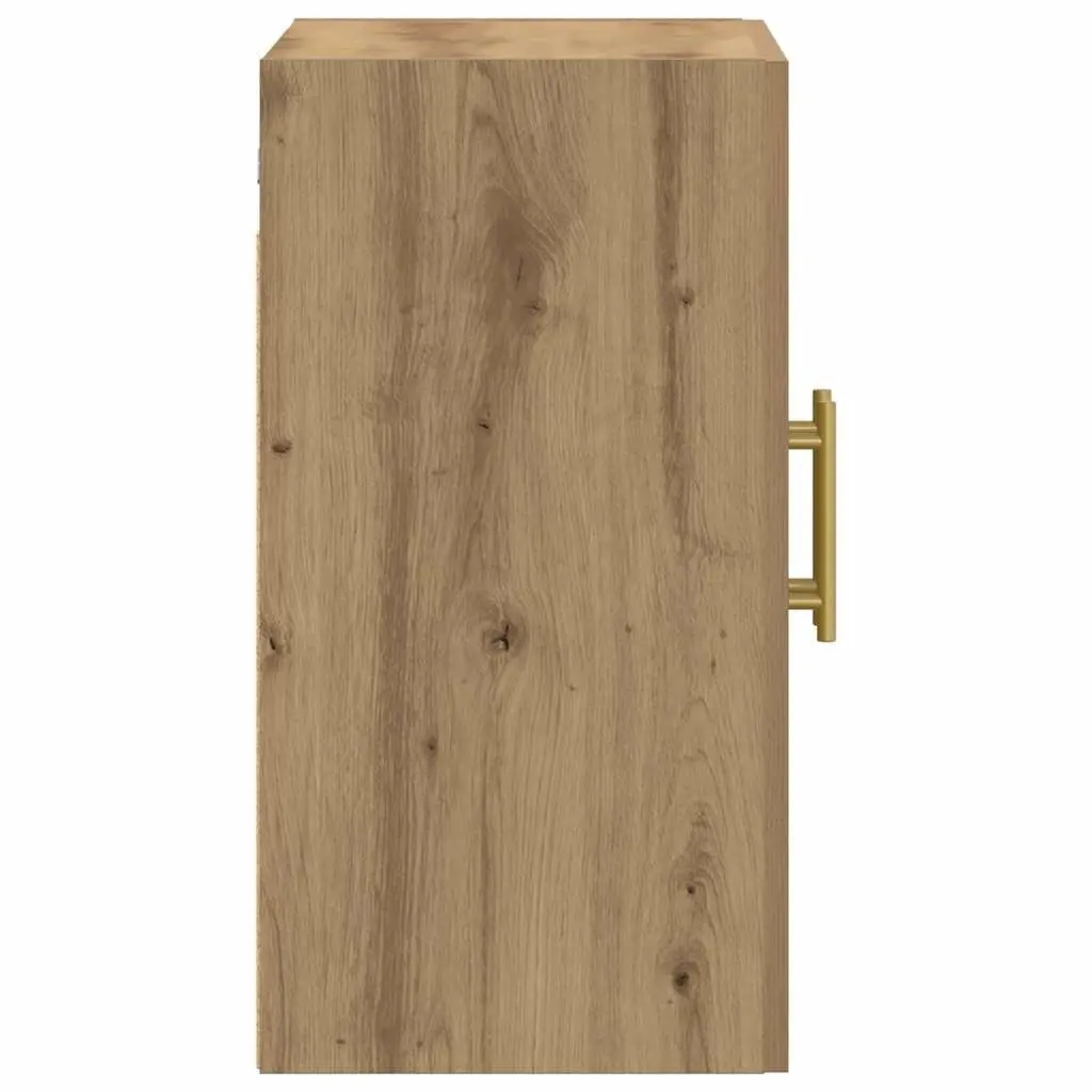 Wall Cabinet Storage Floating Engineered Wood Brown 60x31x60 cm Home Organiser