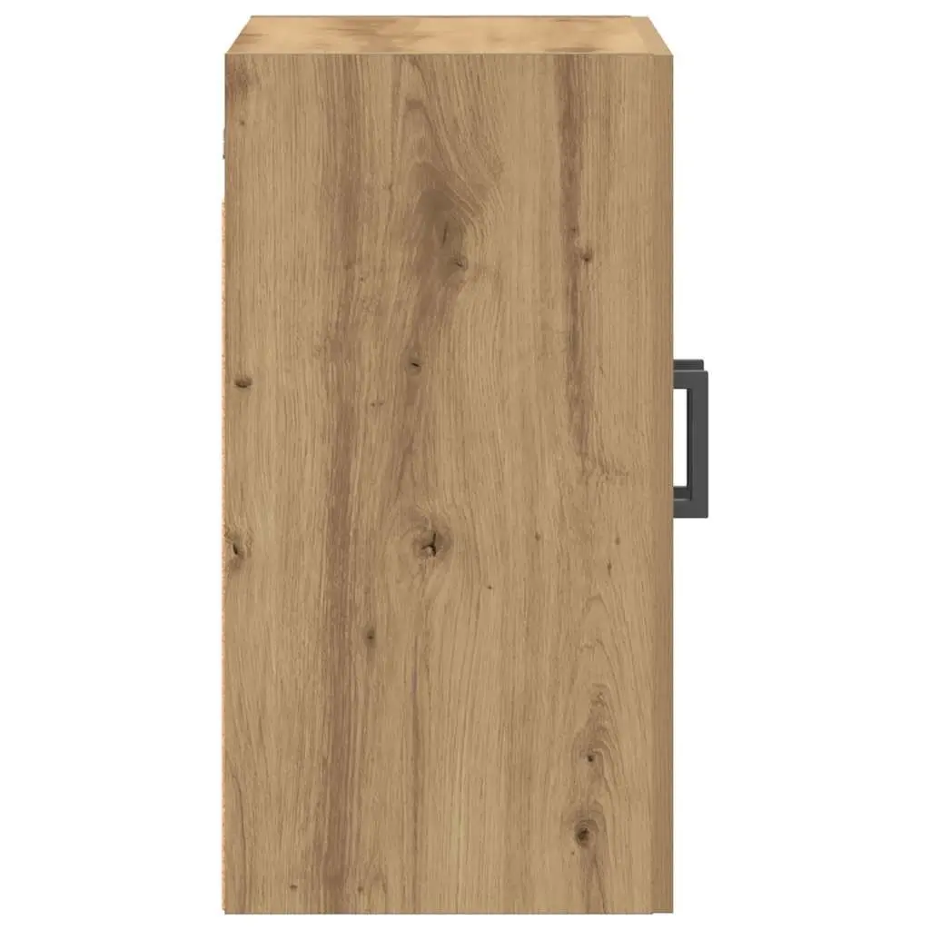 Wall Storage Cabinet Floating Engineered Wood Brown 60x31x60 cm Home Organizer