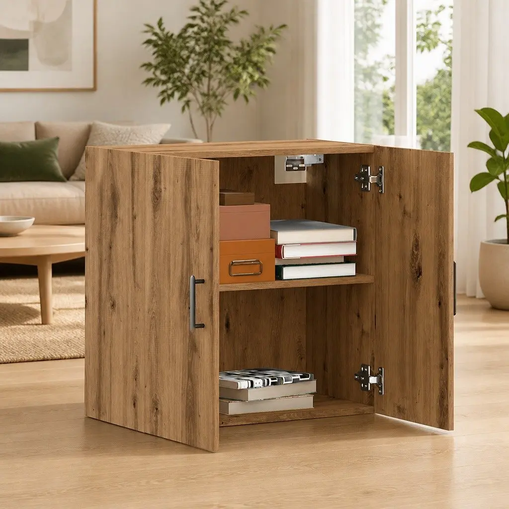 Wall Cabinet Storage for Home 60x31x60 cm