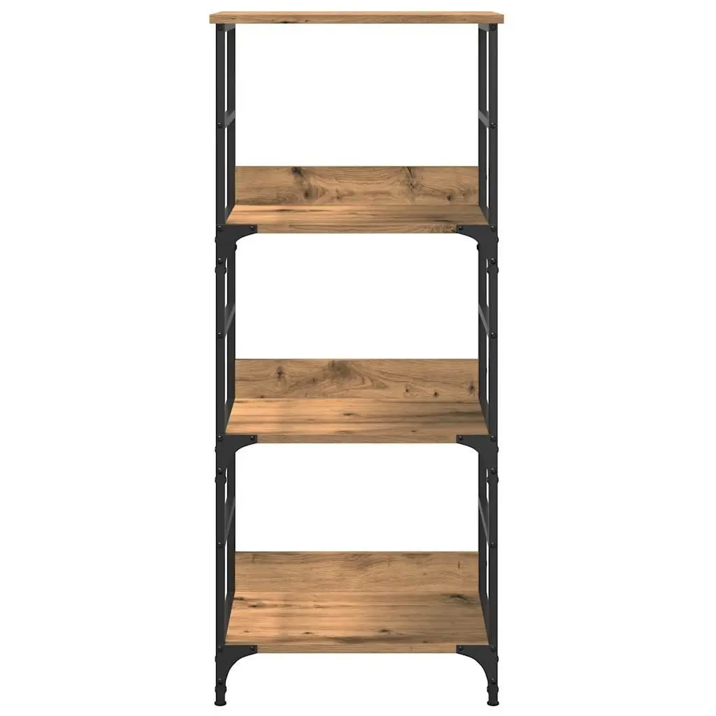 Book Cabinet Engineered Wood Brown Storage Bookshelf 50x33x117.5cm Display Unit
