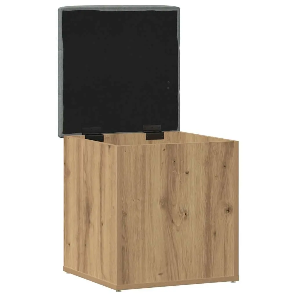 Storage Bench Hallway Entryway Living Room 42 x 42 x 45 cm Brown
