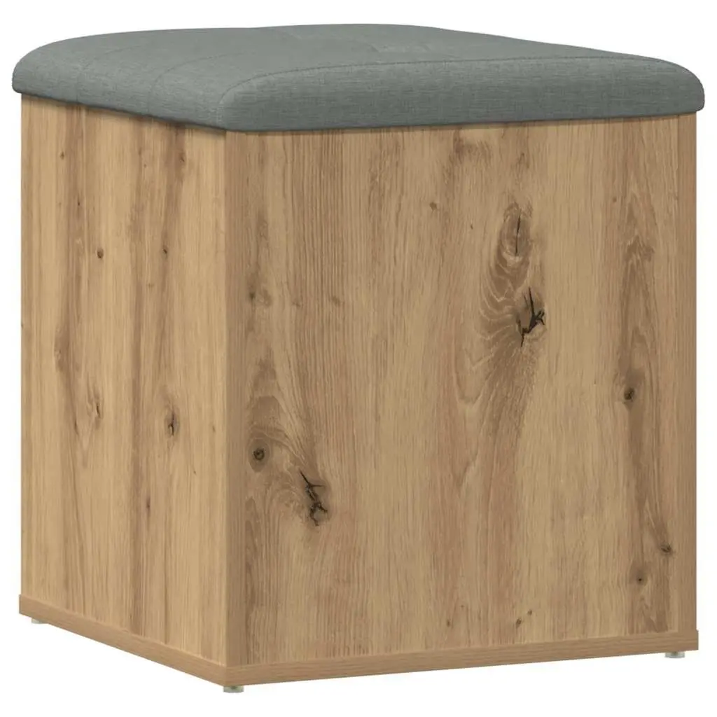 Storage Bench Hallway Entryway Living Room 42 x 42 x 45 cm Brown