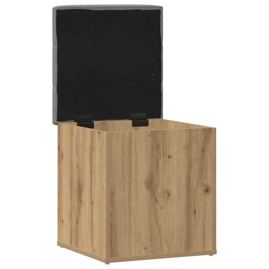 Storage Bench Hallway Entryway Living Room 42 x 42 x 45 cm Brown