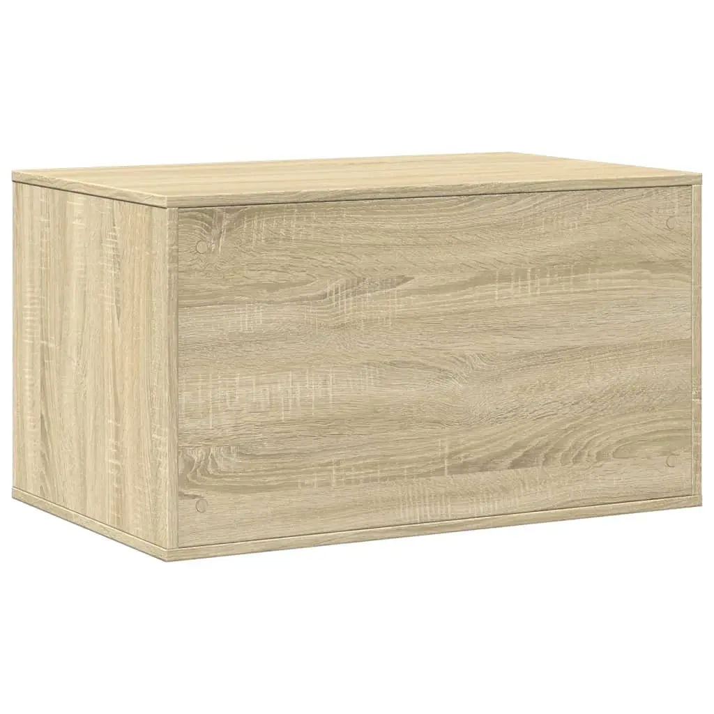 Cat Litter Box Enclosure Brown Engineered Wood Side Table Storage Cabinet