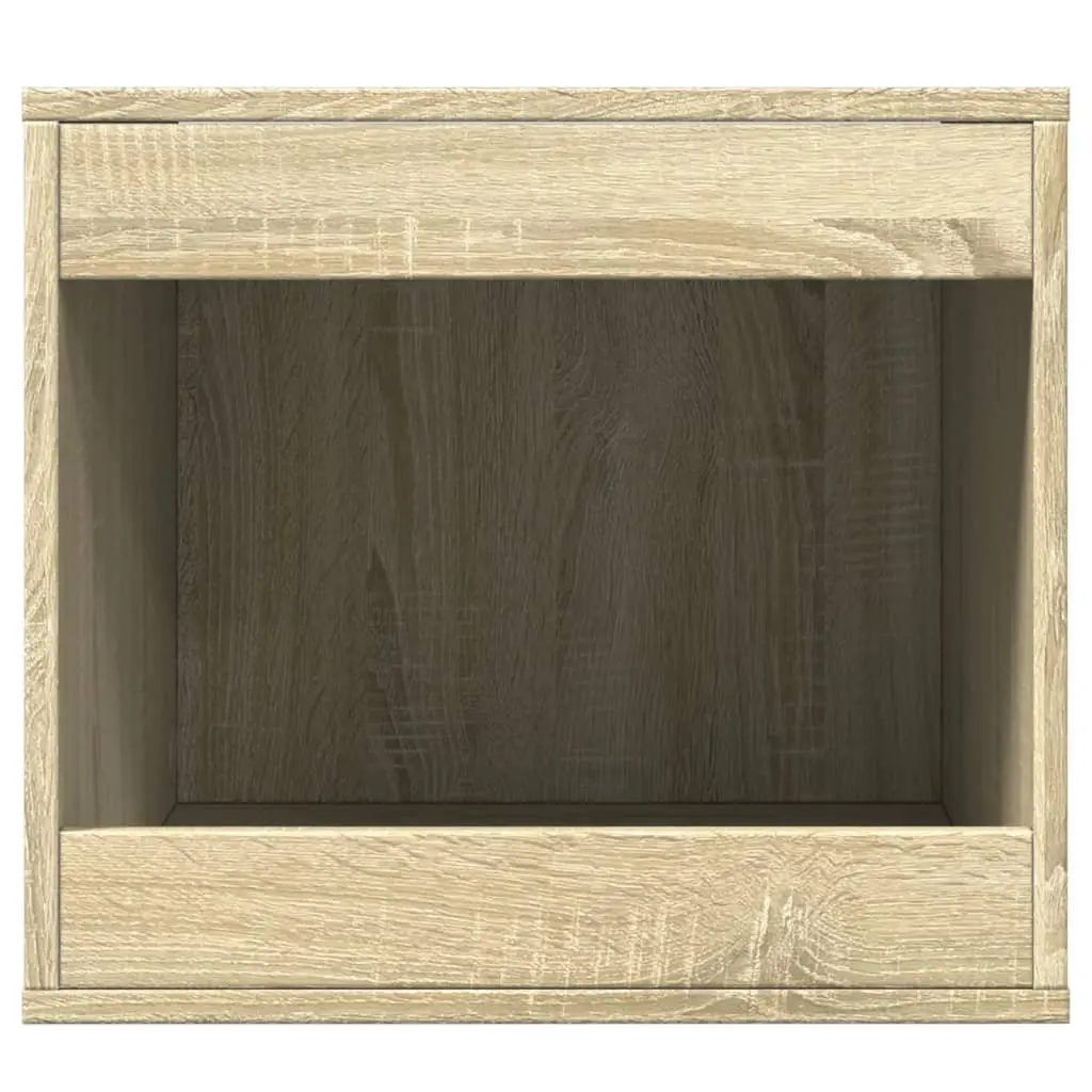 Cat Litter Box Enclosure Sonoma Oak Brown Engineered Wood Furniture Hideaway