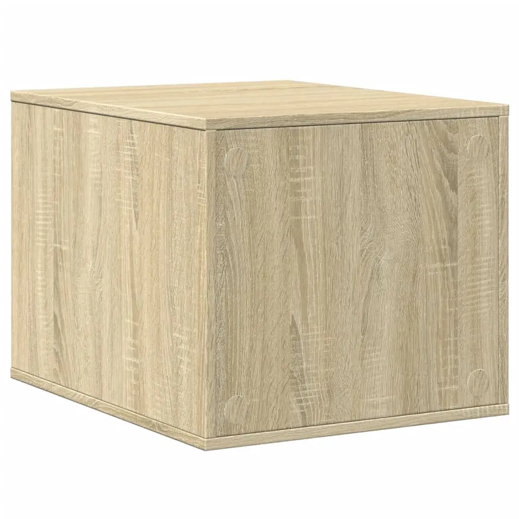 Cat Litter Box Enclosure Sonoma Oak Brown Engineered Wood Furniture Hideaway