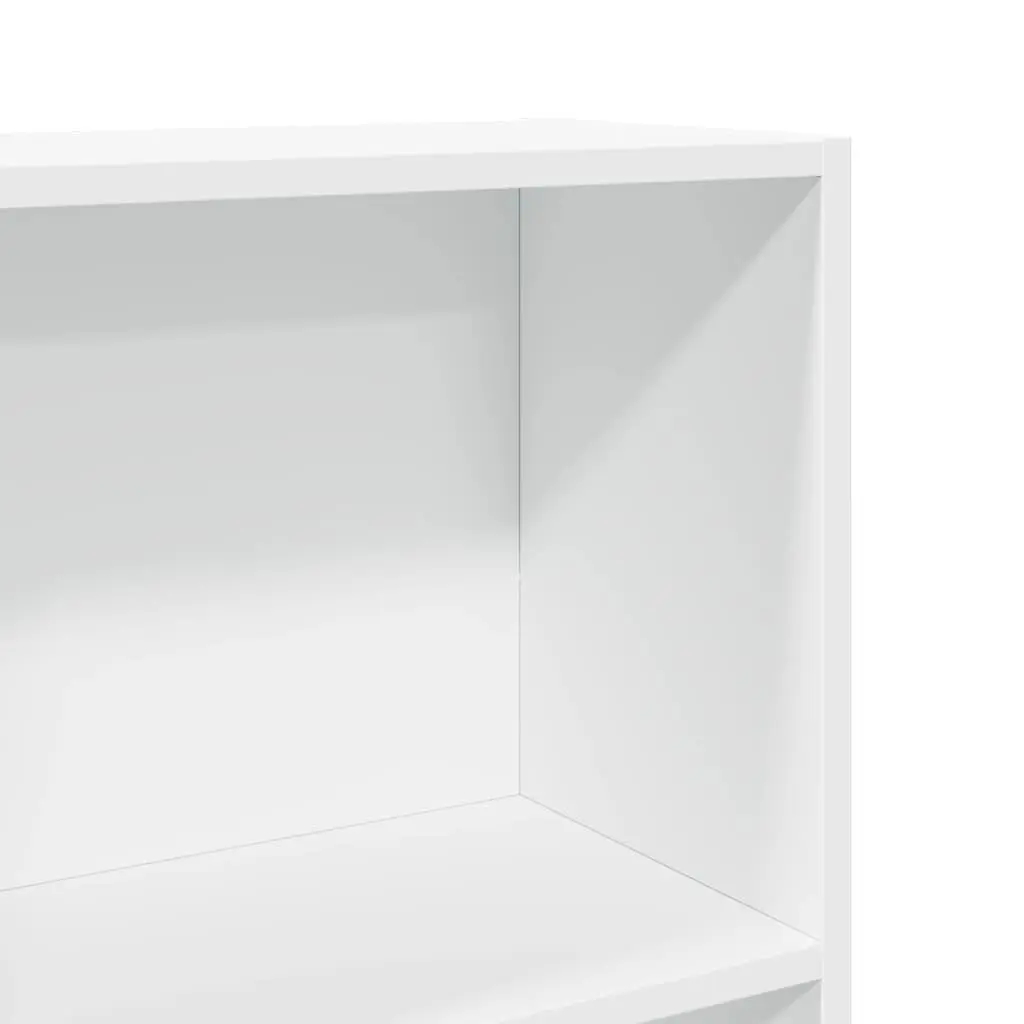 White Bookcase 40x24x176 cm