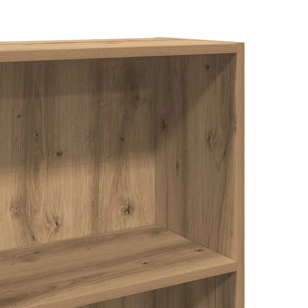 Bookcase Brown Engineered Wood Storage Shelving Unit Home Office 60W x 24D x 176H cm