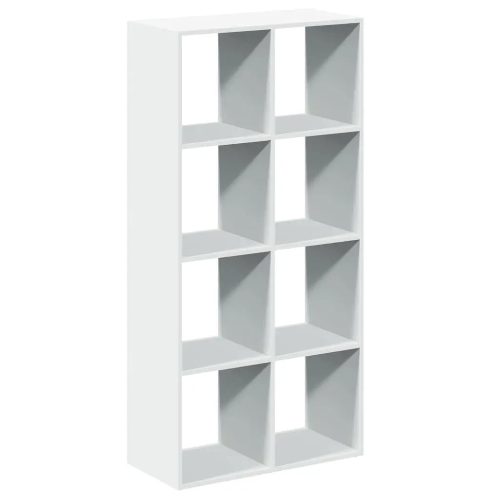 Room Divider Bookcase White 69.5x29x137.5cm Cube Storage Shelving Unit