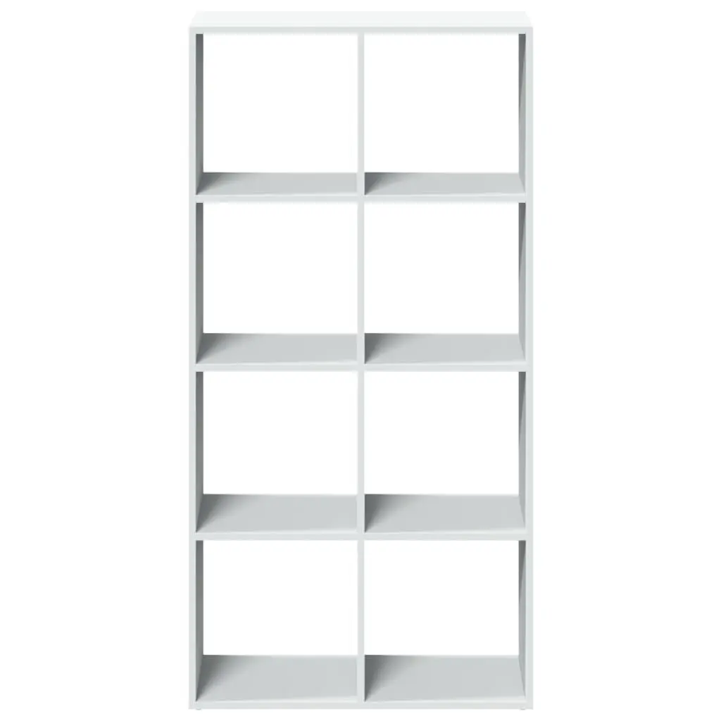 Room Divider Bookcase White 69.5x29x137.5cm Cube Storage Shelving Unit