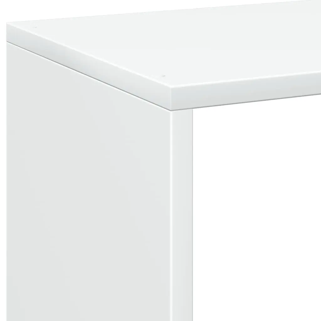 Room Divider Bookcase White 69.5x29x137.5cm Cube Storage Shelving Unit