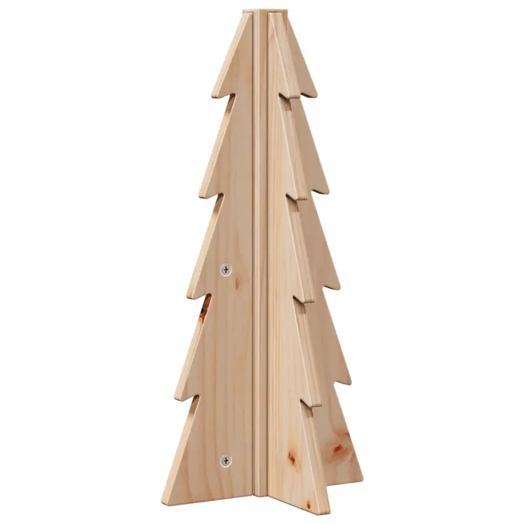 Wooden Christmas Tree Decoration Home 49cm Natural Pine
