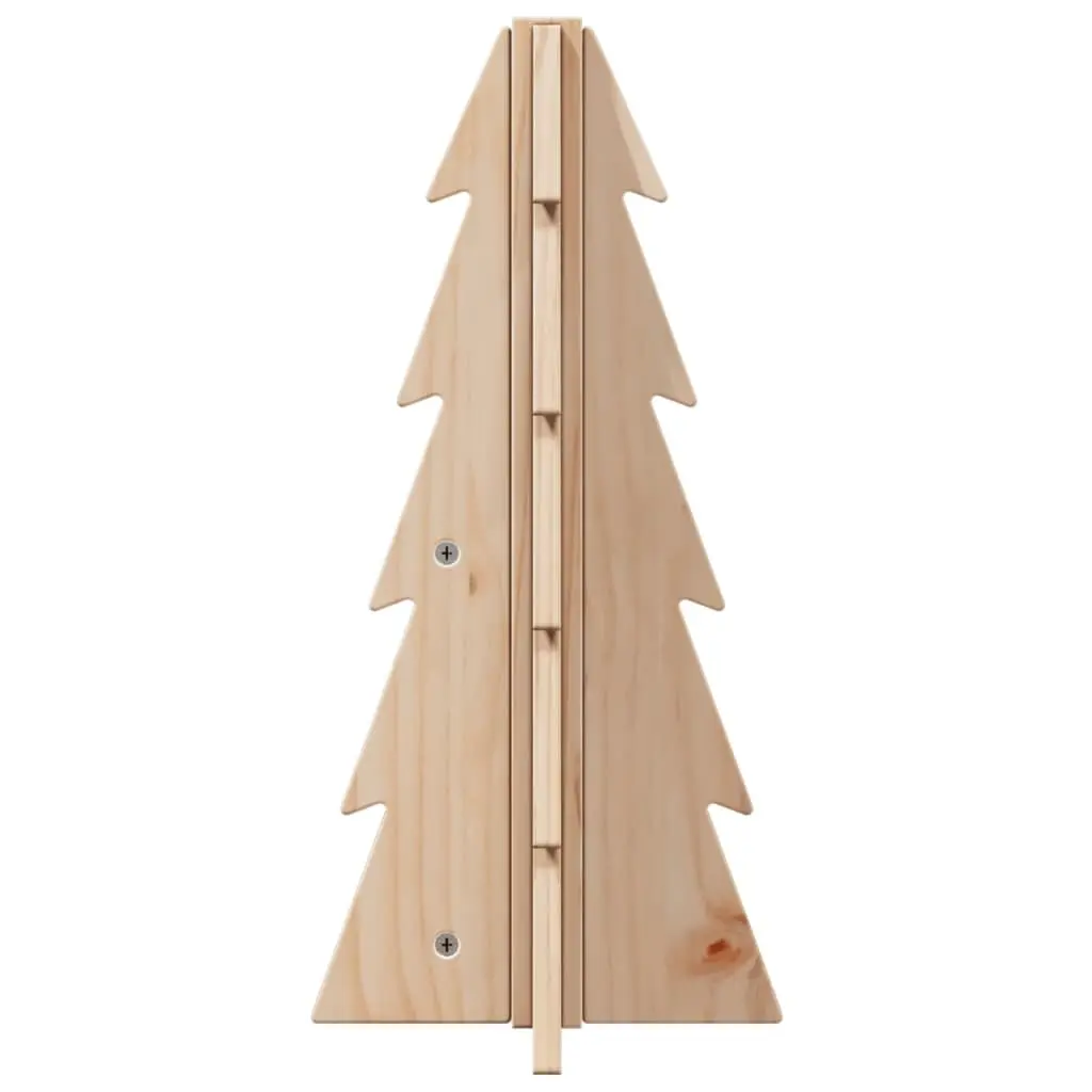 Wooden Christmas Tree Decoration Home 49cm Natural Pine