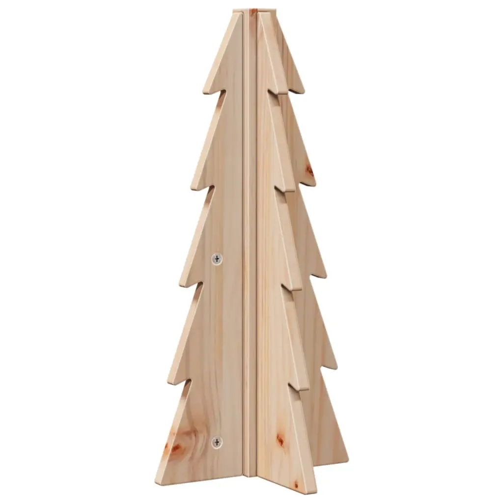 Wooden Christmas Tree Decoration Home 49cm Natural Pine