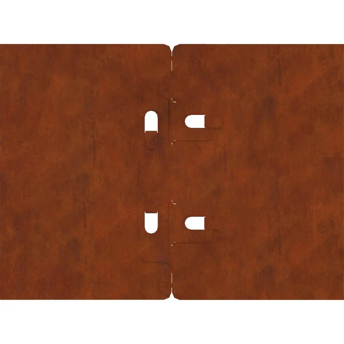 Garden Lawn Edging Border 30 pcs Steel Rusty Weathering 20x103cm Flexible