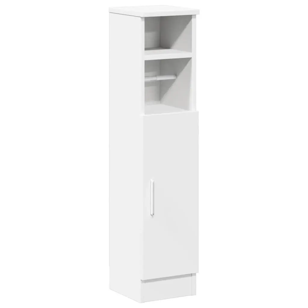 Bathroom Cabinet with Toilet Roll Holder for Bathroom 20.5 x 22 x 90 cm