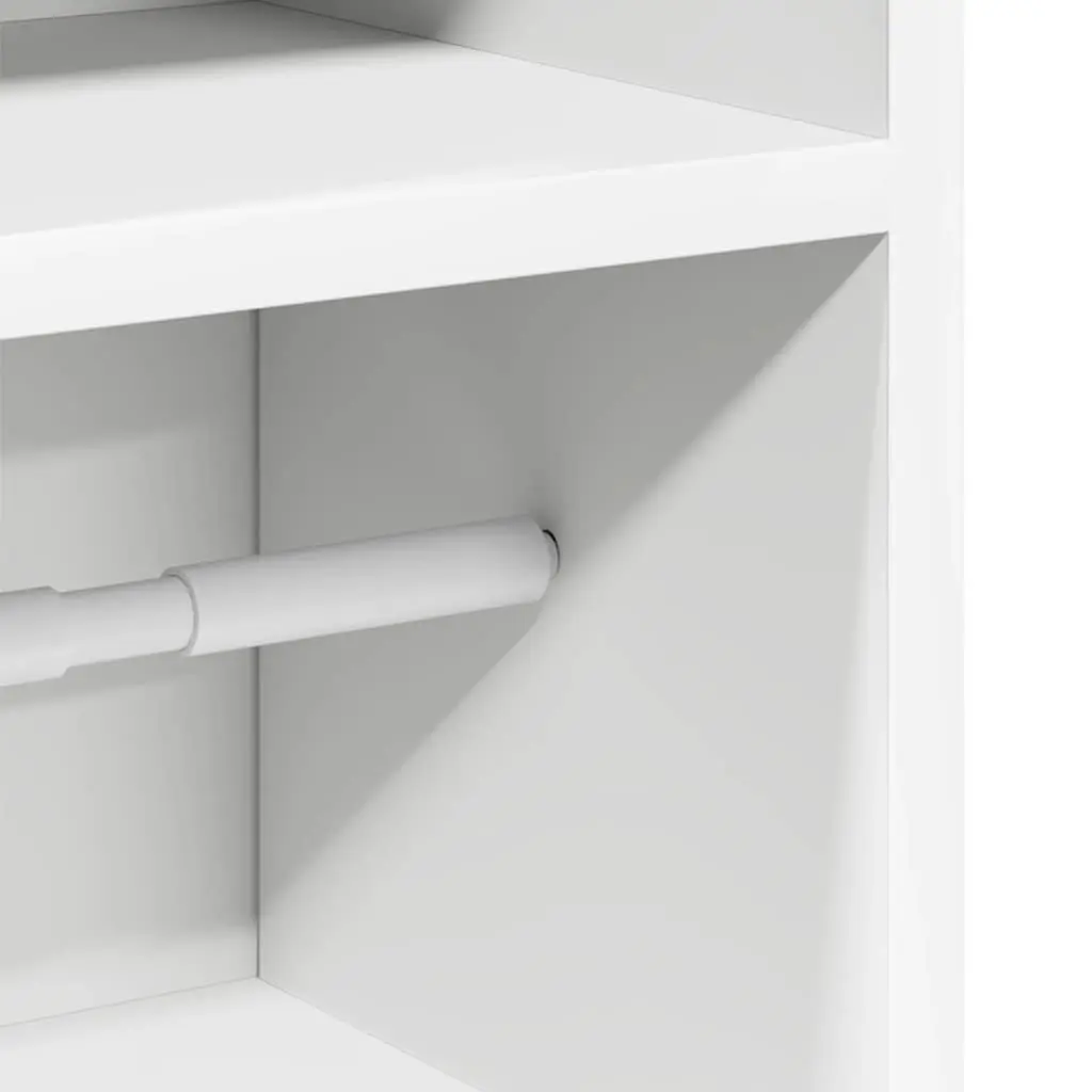 Bathroom Cabinet with Toilet Roll Holder for Bathroom 20.5 x 22 x 90 cm