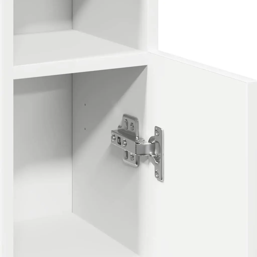 Bathroom Cabinet with Toilet Roll Holder for Bathroom 20.5 x 22 x 90 cm