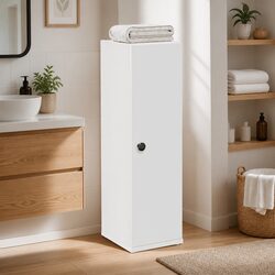 Specifications of a White Bathroom Storage Cabinet