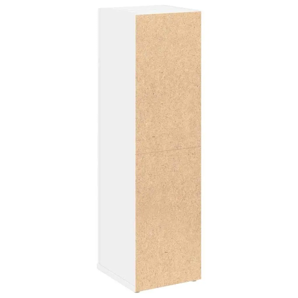 Bathroom Cabinet Storage Cupboard with Toilet Roll Holder 20.5W x 22D x 72H cm White