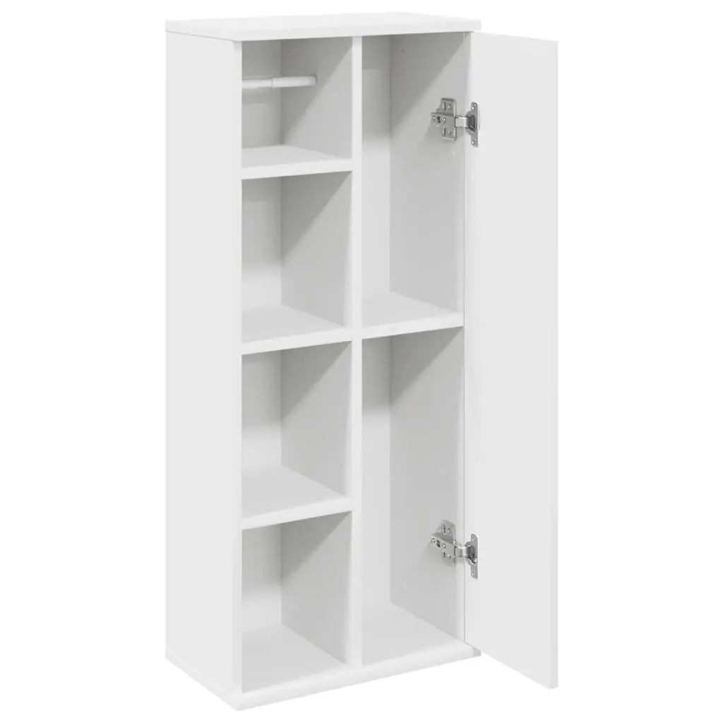 Bathroom Cabinet White Storage Cupboard Vanity Unit 39x22x90cm