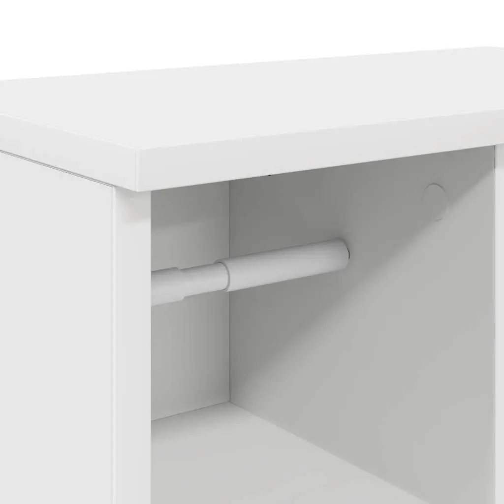 Bathroom Cabinet White Storage Cupboard Vanity Unit 39x22x90cm